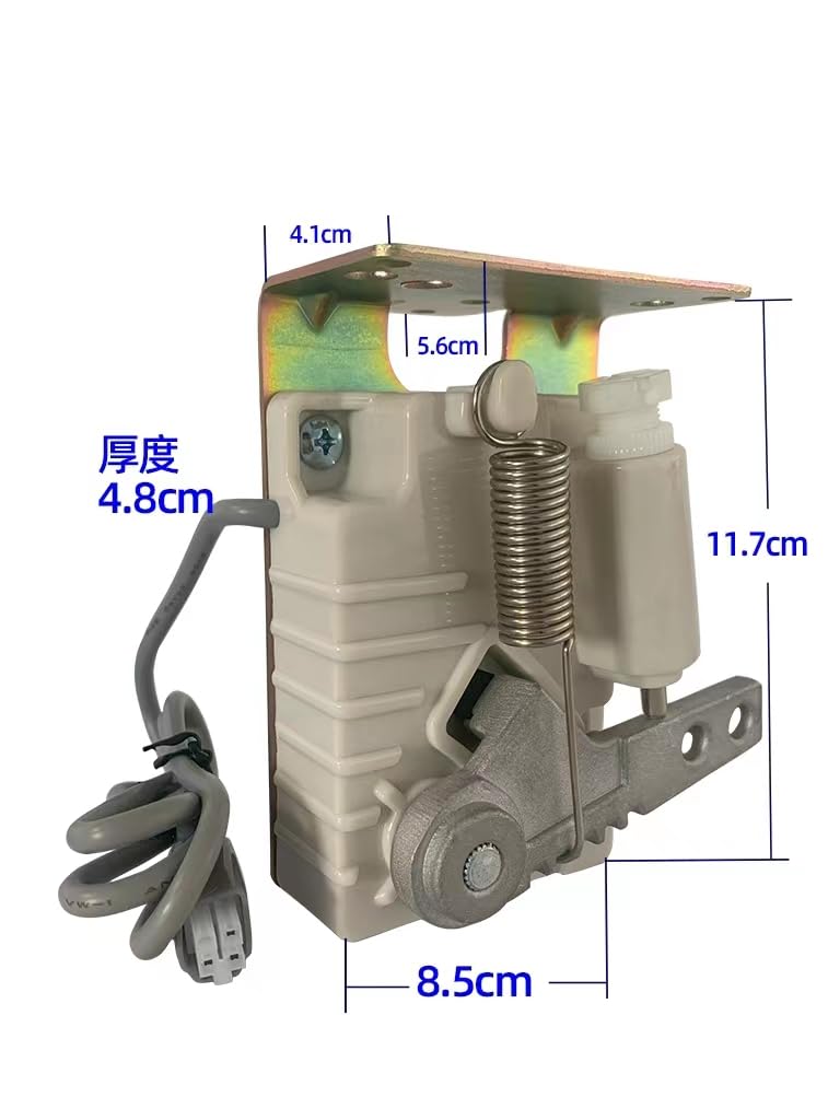 AC 110V Industrial Three-phases Brushless Sewing Machine Servo Motor with Controller 3/4 HP (550W) 50~60Hz Speed 4500rpm