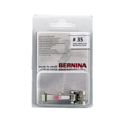 Bernina Invisible Zipper Foot #0306537000 (#35N) Genuine New Style Machine